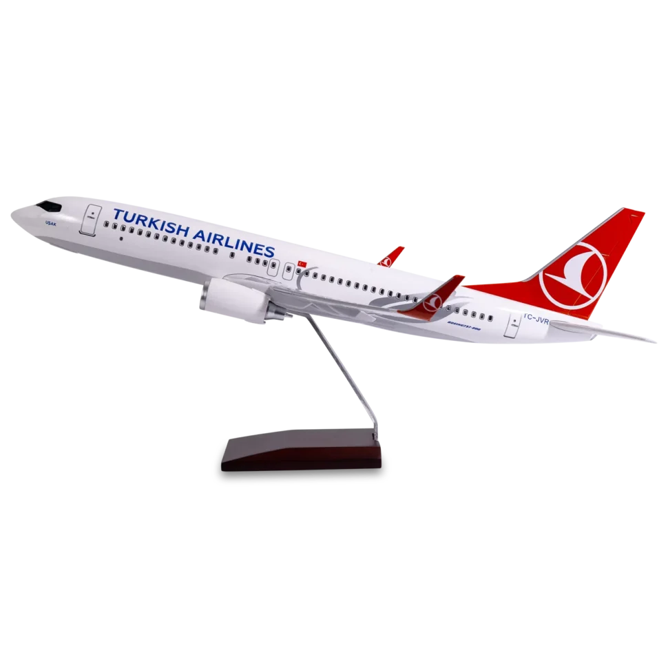 Turkish Airlines B737-800 Scaled Model - Without Landing Gear & LED