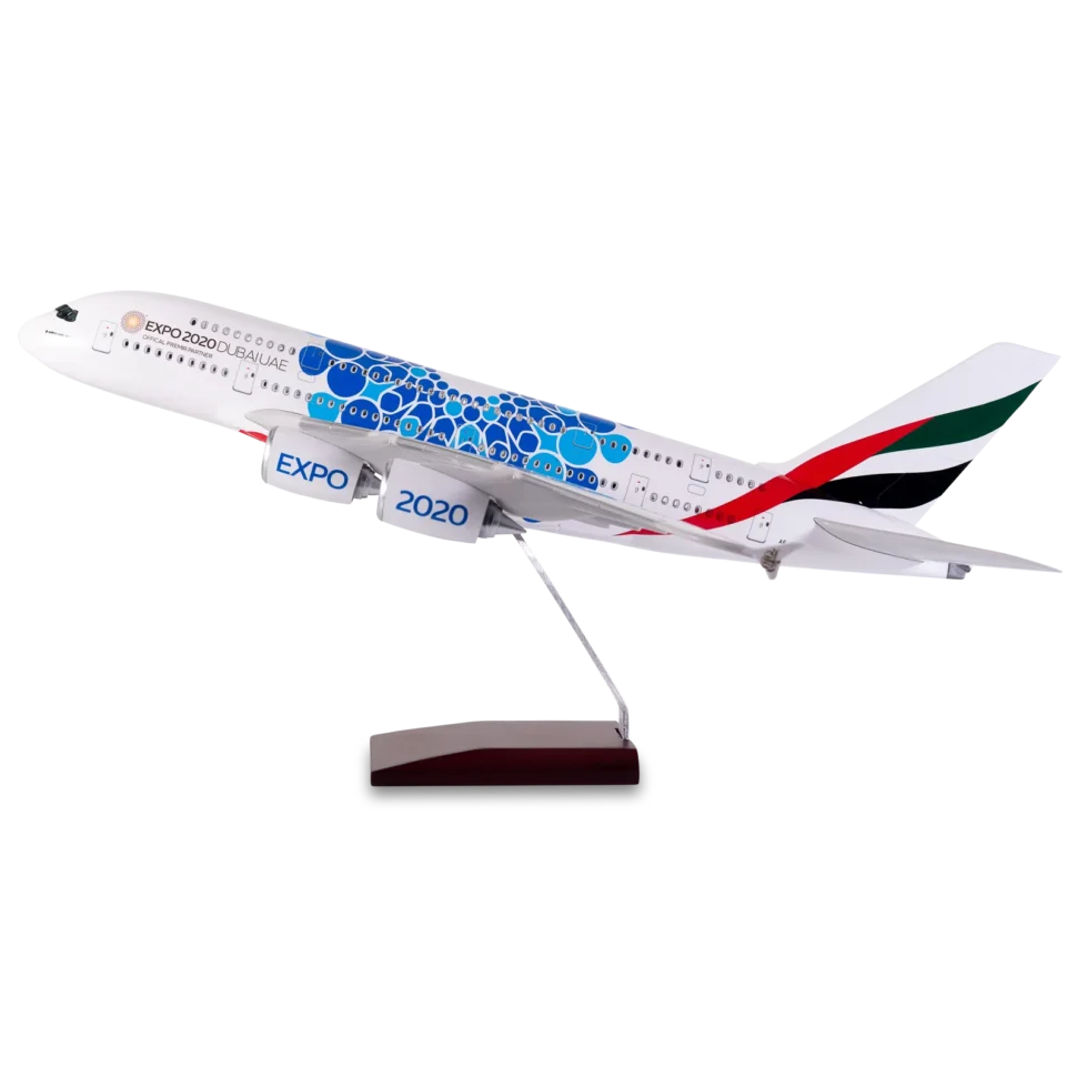 Emirates EXPO A380 Scaled Model - Without Landing Gear & LED