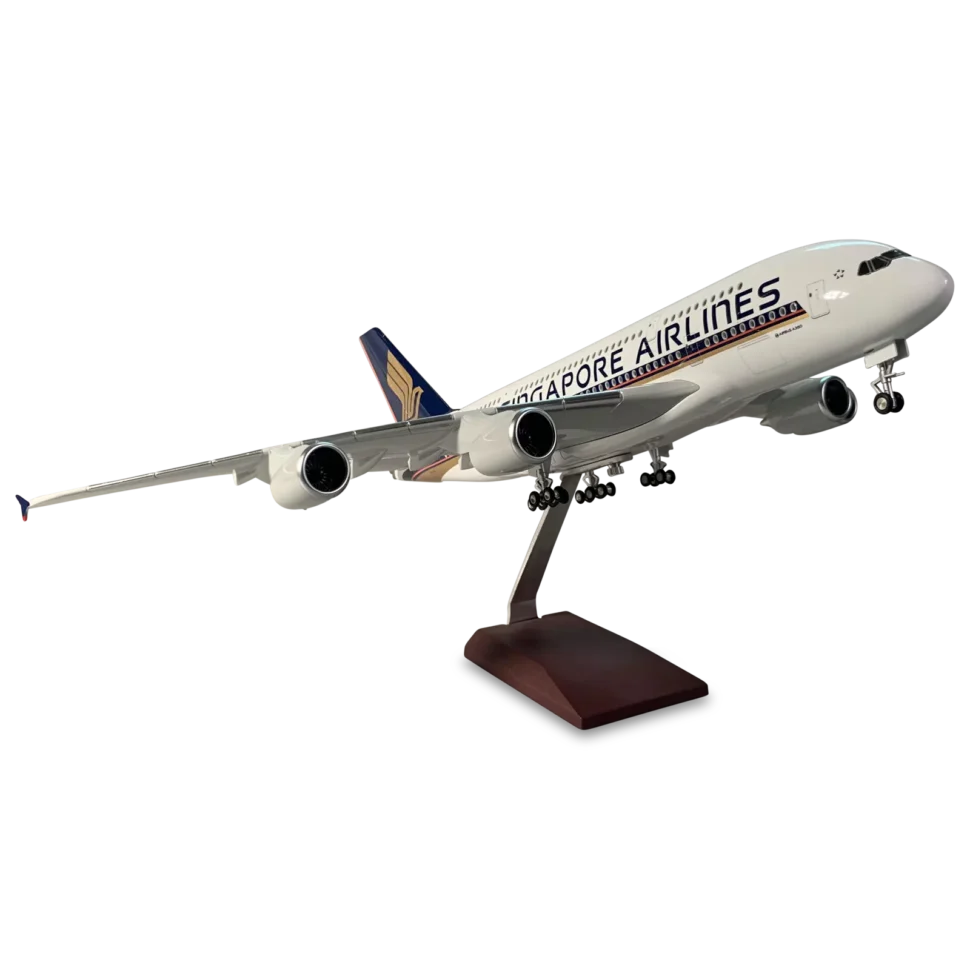 A380 Singapore AirLines Resin Aircraft Model - with Landing Gear