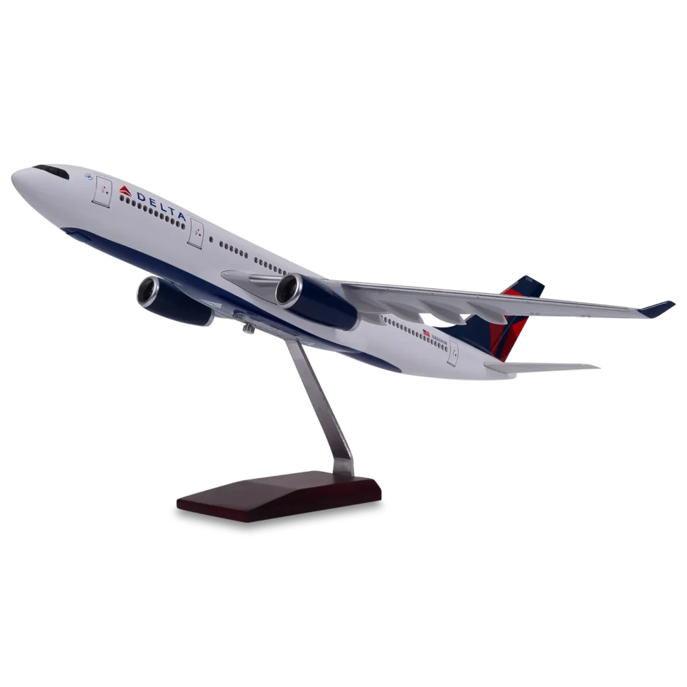 Delta Airlines A330 Scaled Model - Without Landing Gear & LED