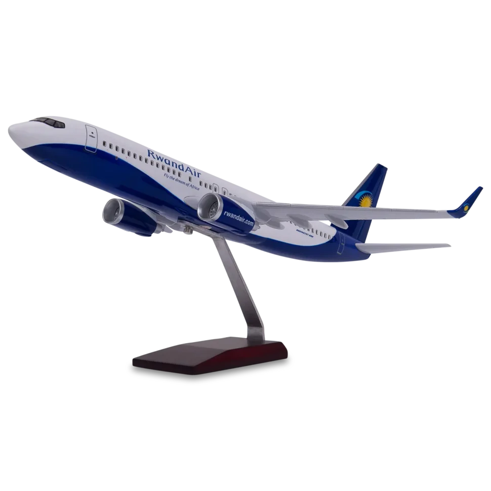 Rwanda Airlines B737-800 Scaled Model - Without Landing Gear & LED