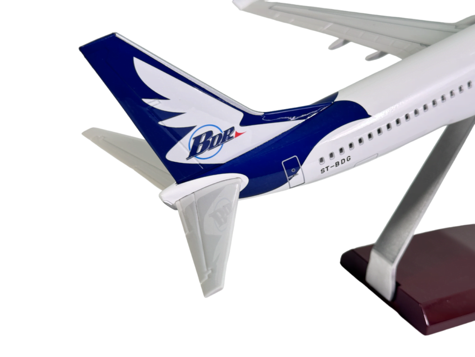 Badr Airlines B737-800 Scale Airplane Model – Without Landing Gear & LED - Image 6